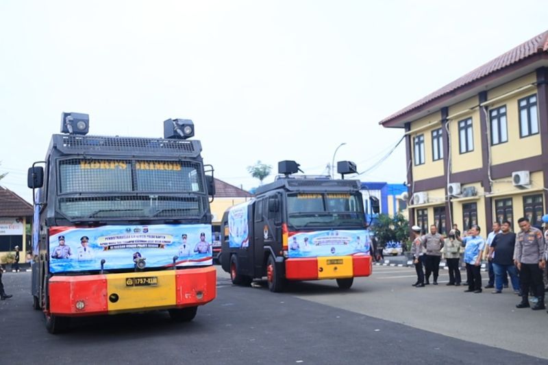 Polda Banten kerahkan water cannon atasi krisis air dampak kemarau