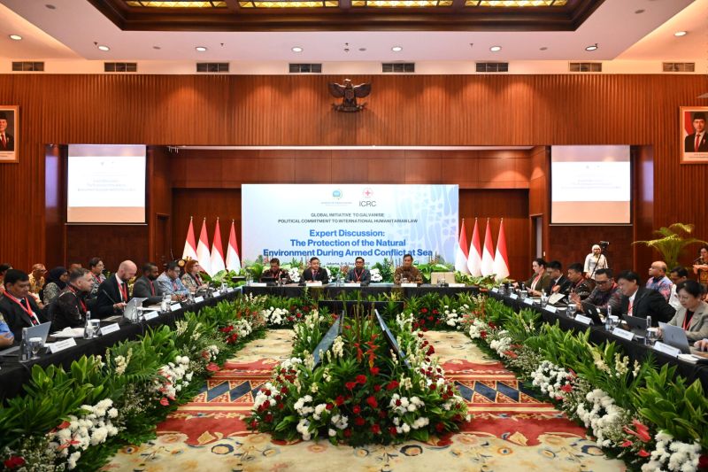 Indonesia tekankan kepatuhan pada hukum laut dalam konflik bersenjata