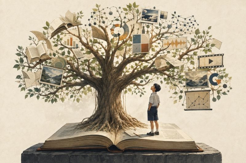 Dari literasi teks ke literasi multimodal