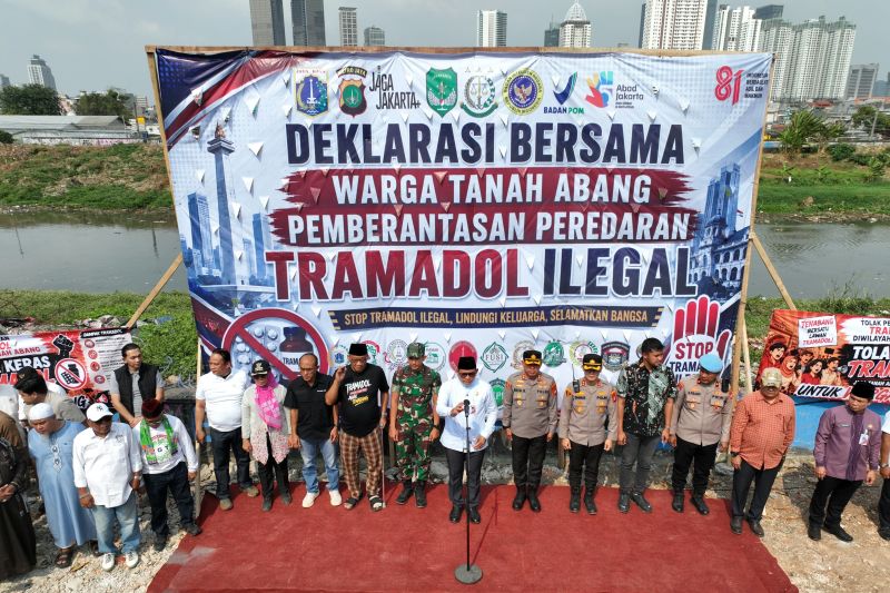 Polres Jakpus perkuat kolaborasi berantas tramadol di Tanah Abang