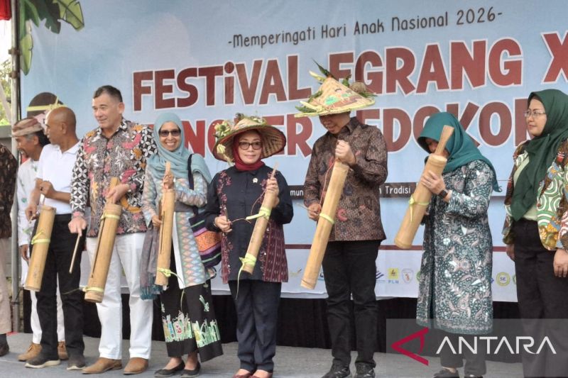 Menteri PPPA: Festival Egrang perkuat komitmen ruang aman anak Jember