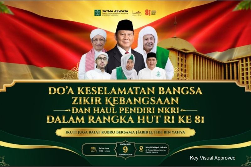 Jatma Aswaja gelar zikir kebangsaan sambut HUT ke-81 RI