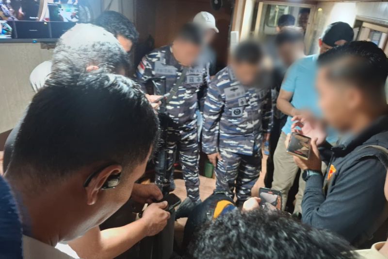 Koarmada RI gagalkan penyelundupan 1,3 ton narkoba di perairan Kepri 