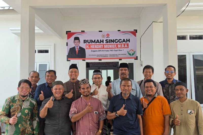 Anggota DPR hadirkan rumah singgah warga kurang mampu di Pekanbaru
