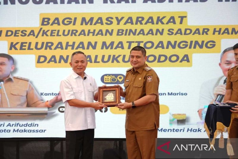 Dua kelurahan di Makassar jadi percontohan Sadar HAM