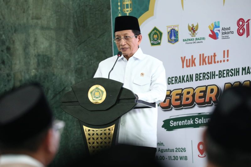 Gerakan bersih-bersih masjid libatkan 50 ribu masjid dan mushala