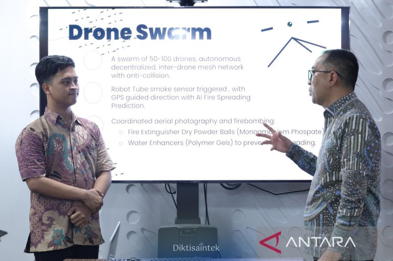 Penerima Beasiswa Garuda ciptakan robot deteksi kebakaran lahan gambut