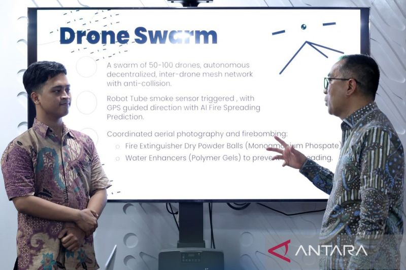 Penerima Beasiswa Garuda ciptakan robot deteksi kebakaran lahan gambut