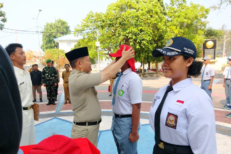 Jelang HUT RI, Paskibraka Kepulauan Seribuikuti pemusatanlatihan