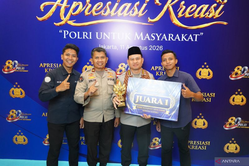 Polres Jakpus juara satu lomba ketahanan pangan Polri
