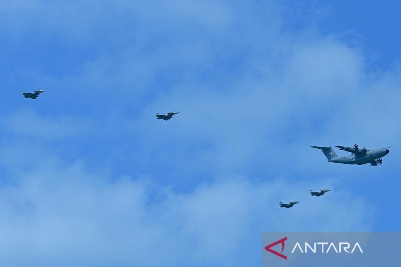 Dua Rafale TNI AU debut di atraksi udara HUT Ke-81 RI