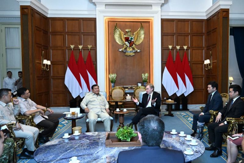 Prabowo terima wamenhan AS, bahas penguatan kemitraan bilateral
