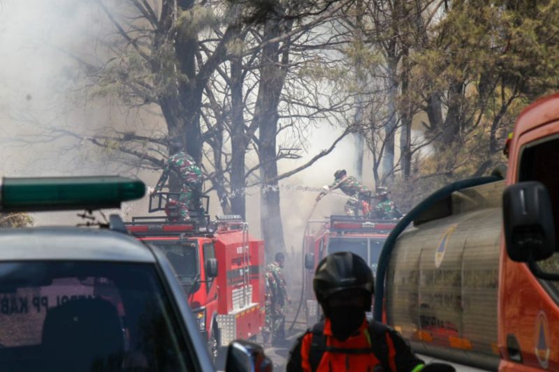 Pemkab Pasuruan siagakan enam damkar padamkan karhutla TNBTS