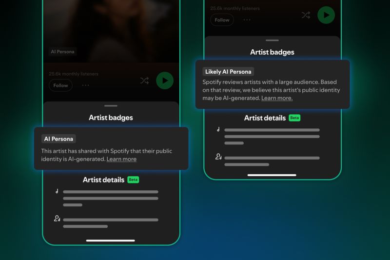 Spotify kenalkan label "AI Persona", tak bakal masuk rekomendasi
