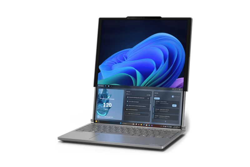 Lenovo kembangkan laptop yang layarnya bisa diperluas ke samping