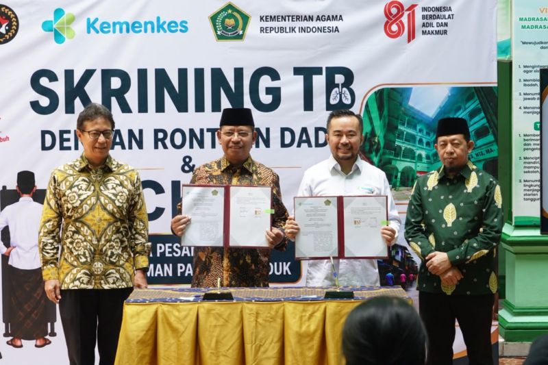 Kemenag dan Kemenkes perluas akses skrining TBC bagi santri