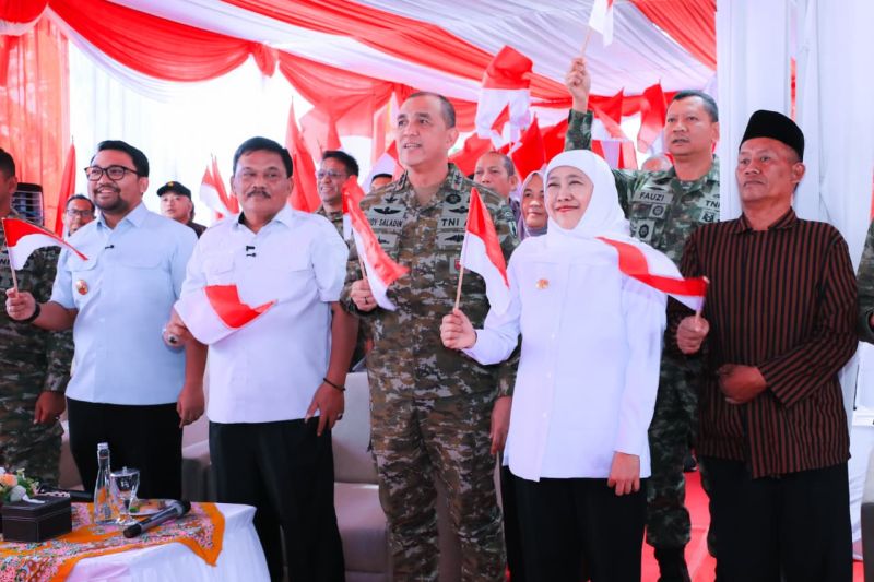 Khofifah: Jembatan perintis Garuda perlancar mobilitas warga Nganjuk