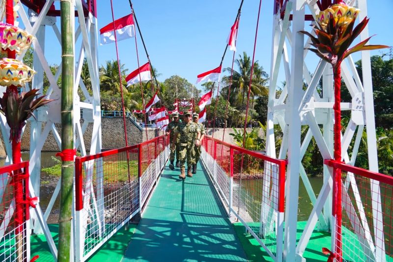 Jembatan Garuda hubungkan Desa Lokapaksa-Ringdikit di Buleleng-Bali