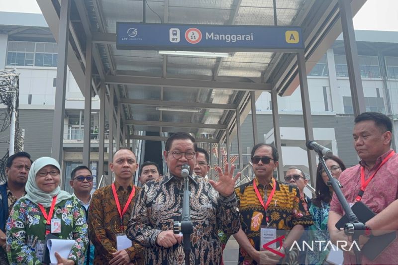 Hampir selesai, Pram sebut LRT Velodrome-Manggarai capai 97,99 persen