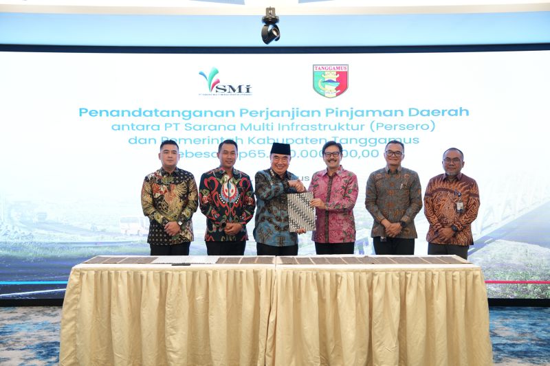 PT SMI salurkan pembiayaan Rp364,15 miliar untuk pembangunan Lampung