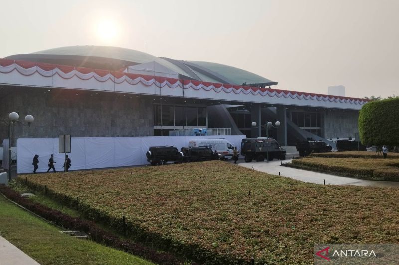 Kompleks parlemen bersiap gelar Sidang Tahunan 2026