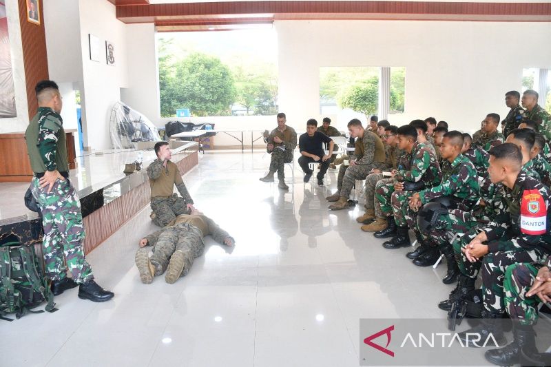 Marinir TNI dan USMC latihan bersama pertajam kemampuan tempur