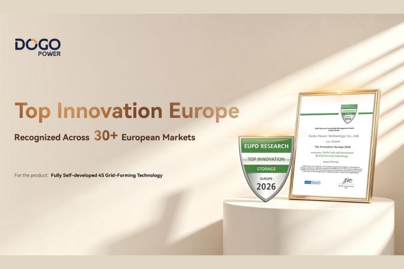 DoGo Power Raih Top Innovation Award 2026 dari EUPD Research di Eropa