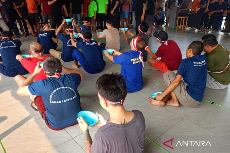 Lomba HUT 81 RI di Lapas Cipinang jadi ruang kebersamaan warga binaan
