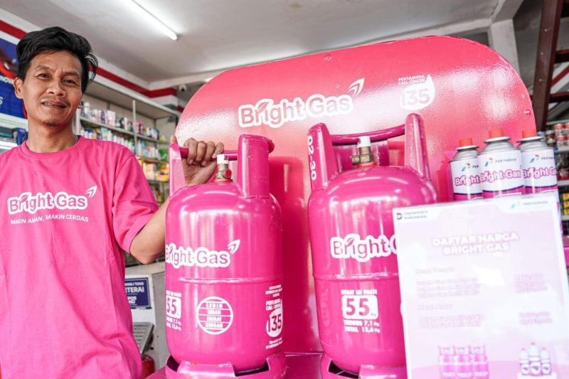Pertamina Patra Niaga turunkan harga LPG Bright Gas per 15 Agustus