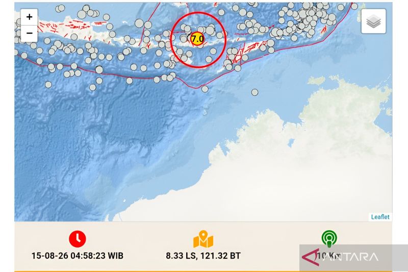 Gempa tujuh magnitudo di NTT terasa hingga ke Lombok