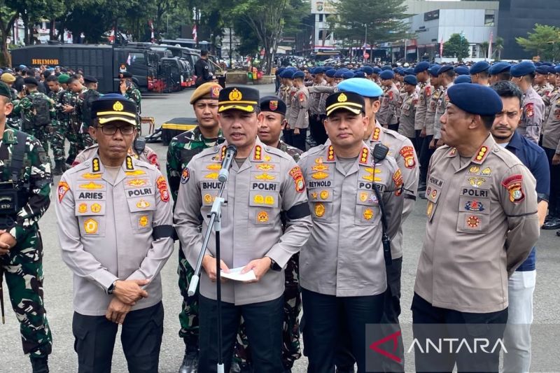 Polda Metro Jaya kerahkan 9.242 personel amankan aksi di Jakarta