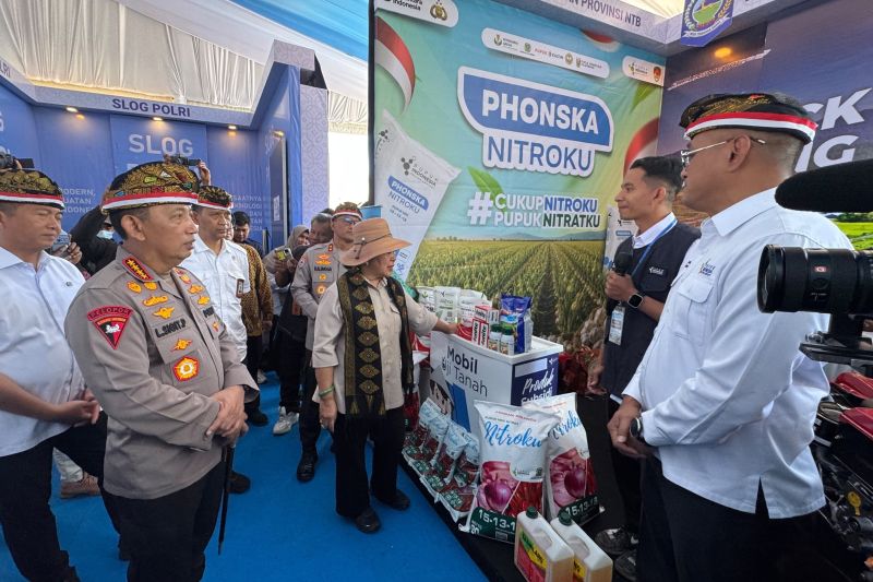 Dukung swasembada, Polri tanam bawang putih serentak di 14 Polda