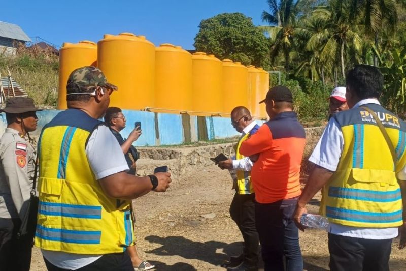PU percepat pemenuhan air bersih bagi warga terdampak gempa di NTT