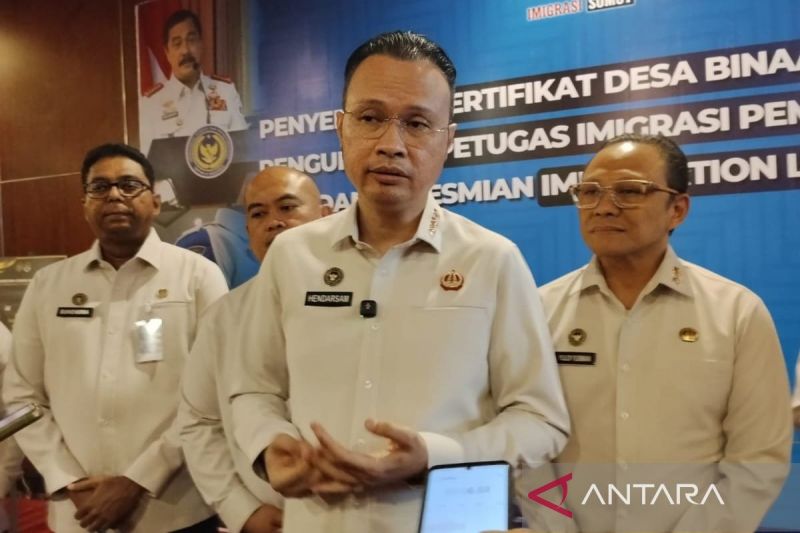 Dirjen Imigrasi: Pengukuhan 53 Pimpasa di Sumut perkuat cegah TPPO