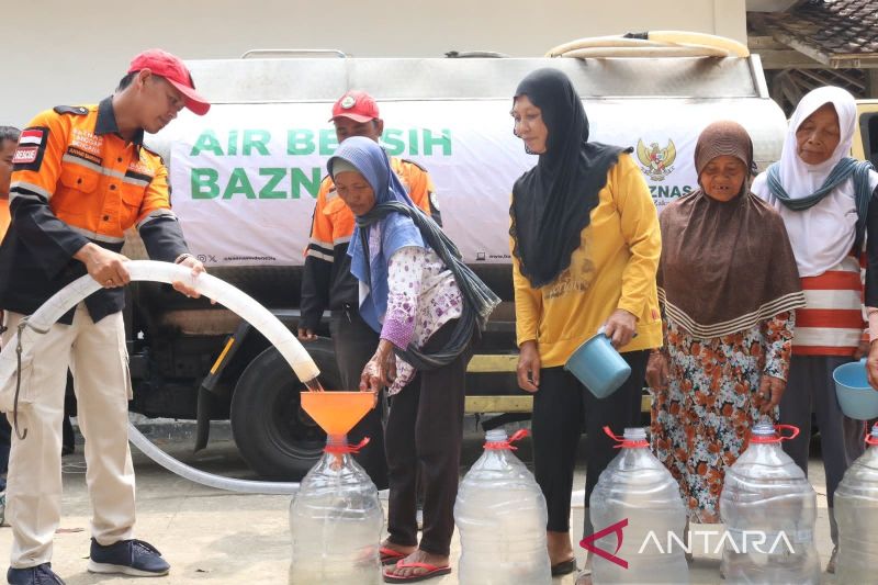 Baznas kirim 48.000 liter air untuk warga Kulon Progo yang kekeringan