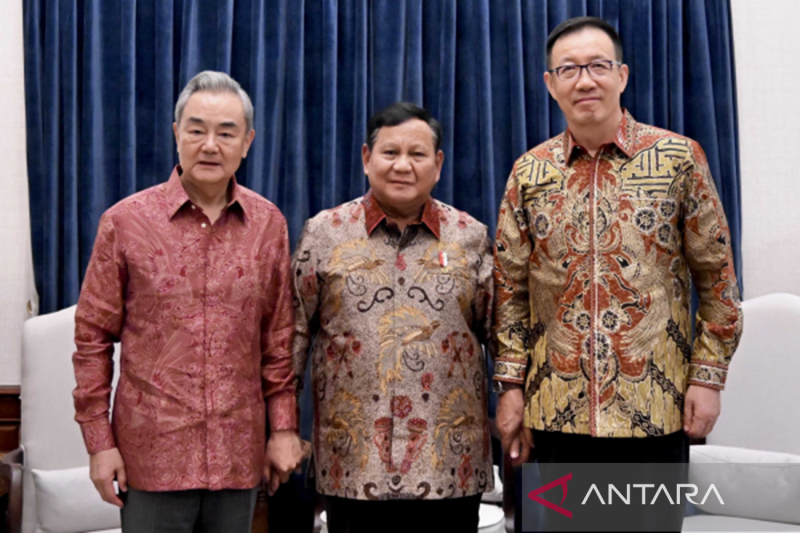Menlu dan Menhan China temui Presiden Prabowo Subianto