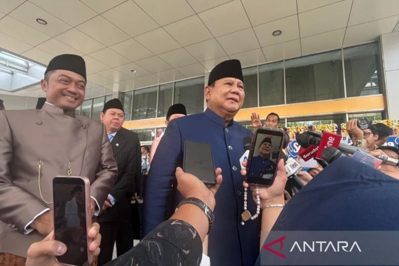 Prabowo sebut sudah banyak beri pesan pernikahan untuk Rizky Irmansyah