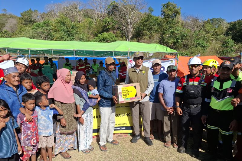 Kementerian ESDM prioritaskan bantu ibu dan anak terdampak gempa NTT