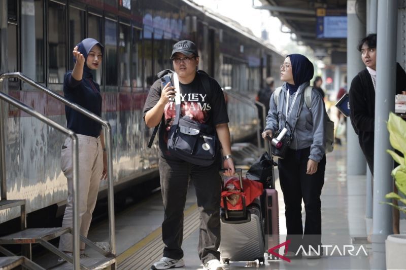 Libur Maulid Nabi, 38.842 penumpang kereta berangkat dari Jakarta