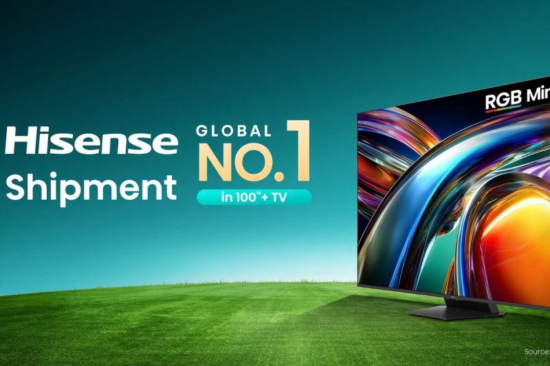 Laporan Omdia Semester I-2026: Hisense Pimpin Pasar Global TV 100 Inci ke Atas