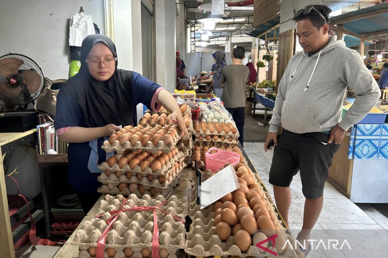 Telur jadi alternatif lauk warga di tengah kenaikan harga pangan