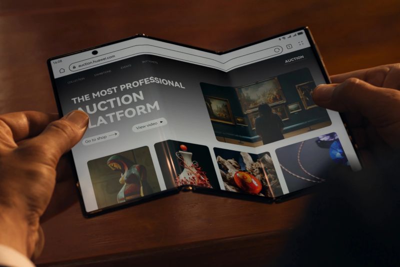 Ponsel lipat tiga Huawei Mate XT 2 dikonfirmasi debut 7 September 2026