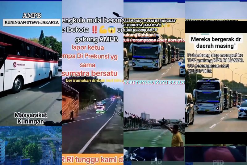 Polri pastikan video bus bawa massa ke Jakarta di medsos adalah hoaks
