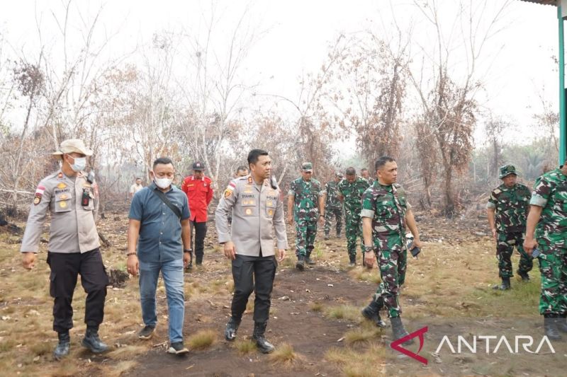 Polres Bengkayang -Mabes TNI tentukan lokasi sumur bor untuk karhutla