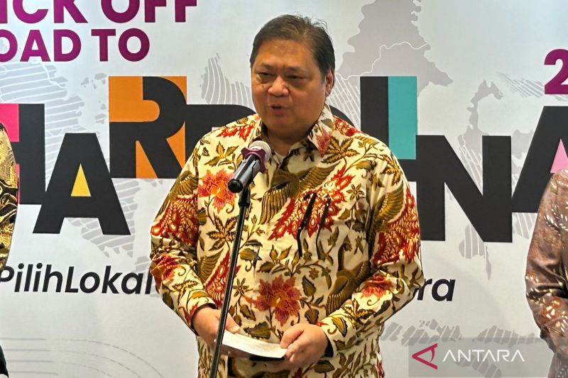 Airlangga bantah ekonomi RI lesu, semester I tumbuh 5,45 persen
