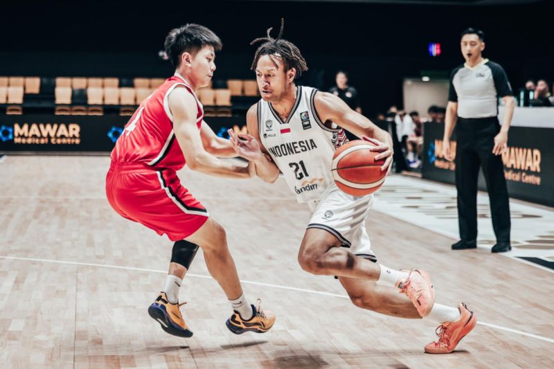 Timnas bola basket Indonesia tundukkan Singapura dengan skor 80-54