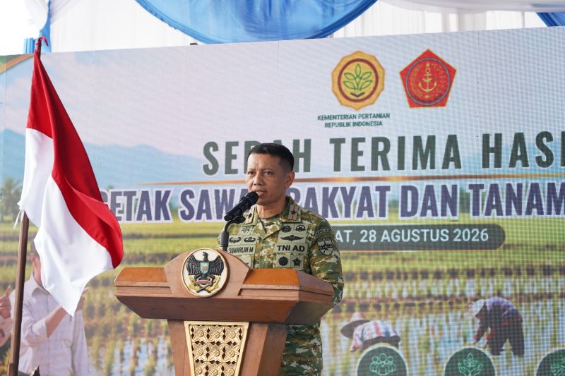 Danrem Gatam sebut hasil cetak sawah rakyat sudah mulai dimanfaatkan