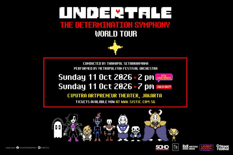 Undertale: The Determination Symphony hadir di Jakarta Oktober
