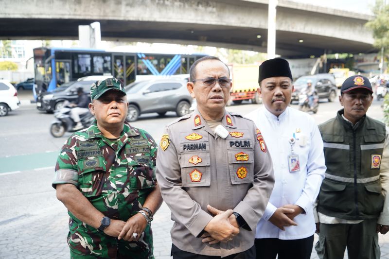 Polisi: kondisi TL Slipi Jakbar sudah kondusif usai aksi unjuk rasa