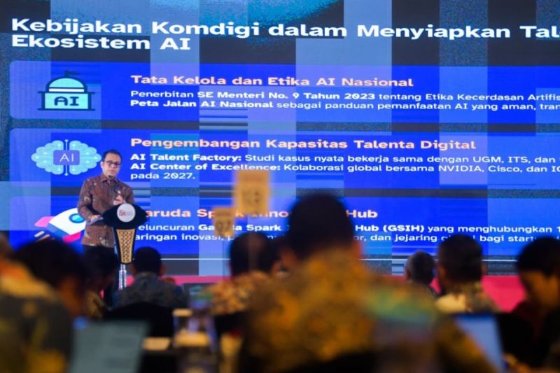 Wamenkomdigi tekankan pentingnya tata kelola AI di sektor keuangan